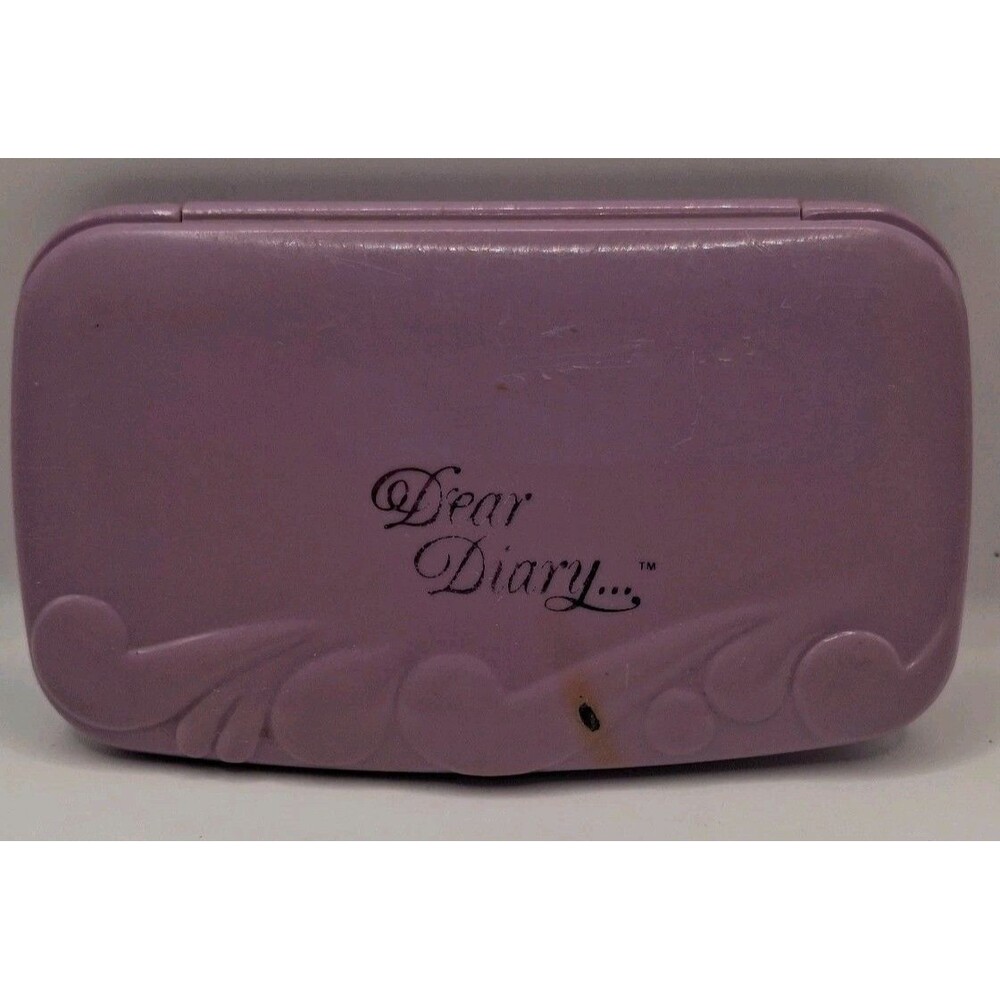 Tiger Electronics Dear Diary Electronic Organizer Toy Purple 1994 Tested/Working